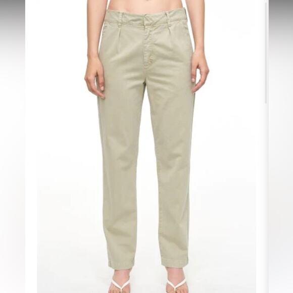 Pistola NWT GEMMA LOW RISE STRAIGHT TROUSER - PISTACHIO 30 - Picture 1 of 10
